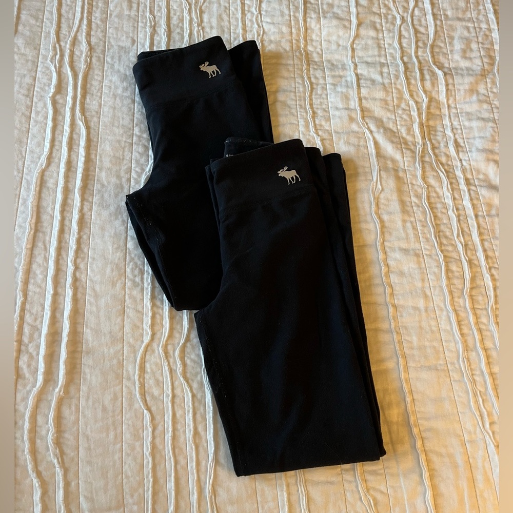 Abercrombie kids girls flare leggings size 9/10